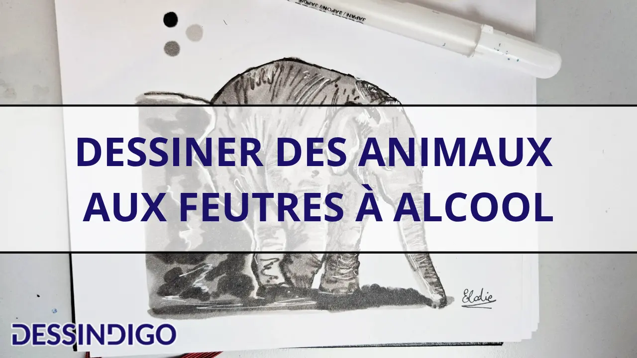 Dessiner des animaux aux feutres à alcool
