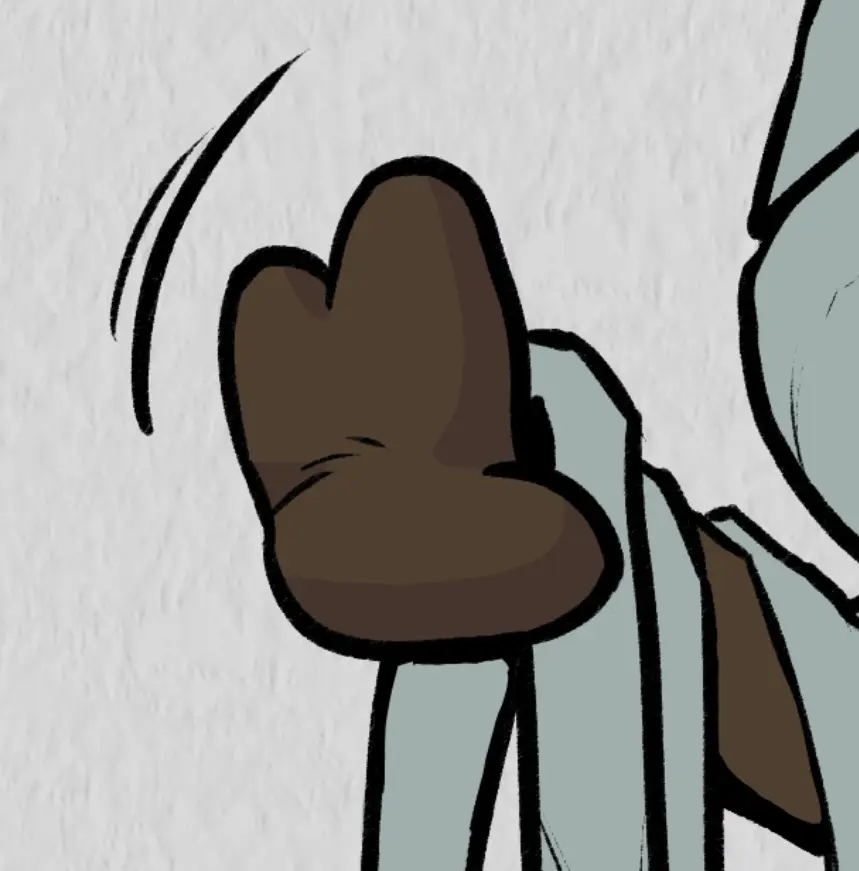 dessin en couleur claire d’une ombre