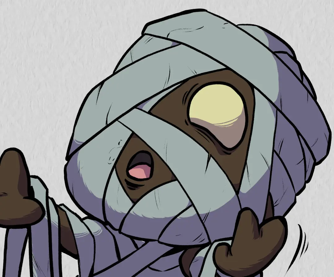 dessin en couleur avec des ombres en hachures