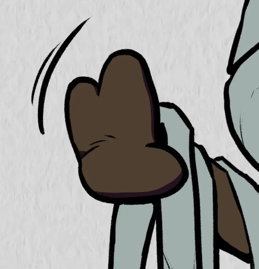 dessin en couleur sombre d’une ombre