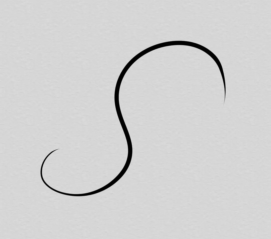 dessin de la base d’une arabesque