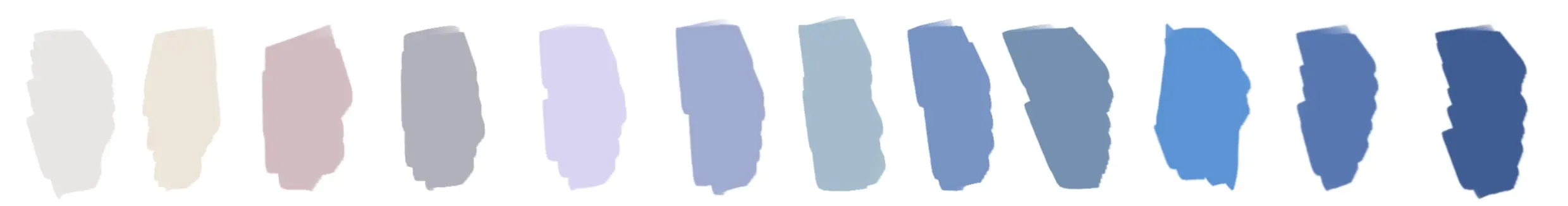 les différentes couleurs de la neige