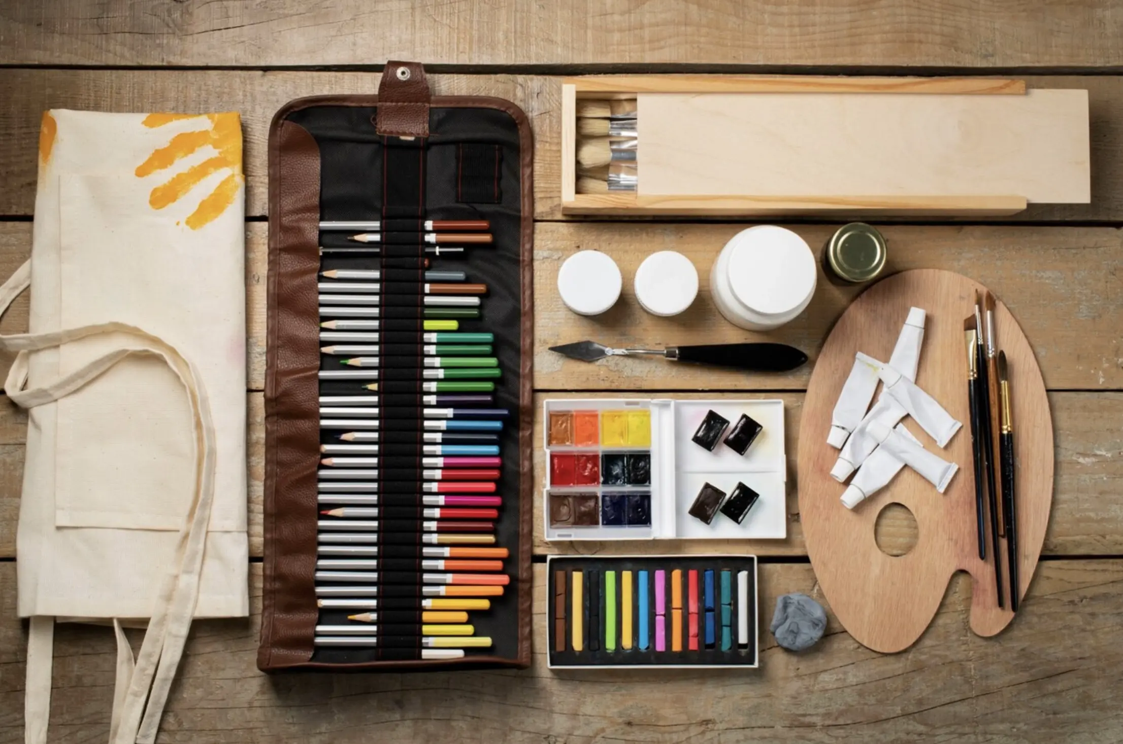 le matériel pour dessiner de l’art abstrait