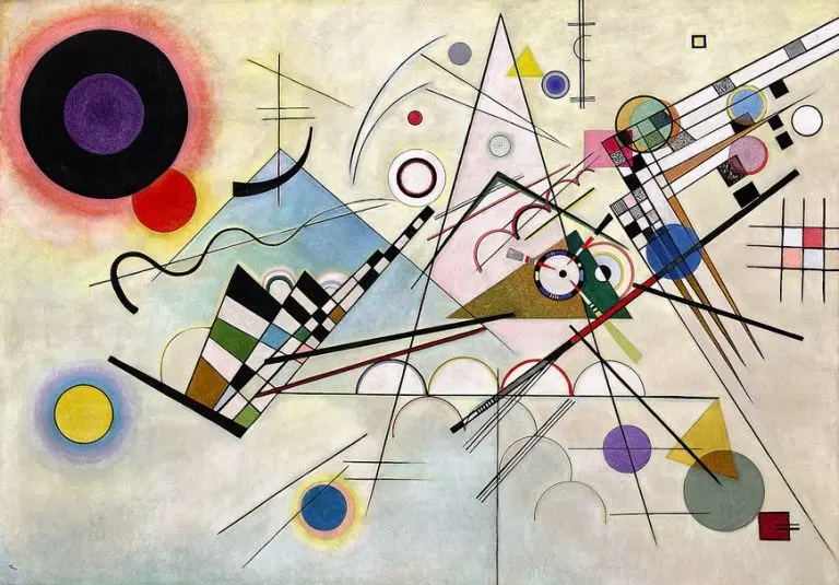 tableau de Vassily Kandinsky d’une peinture d’art abstrait