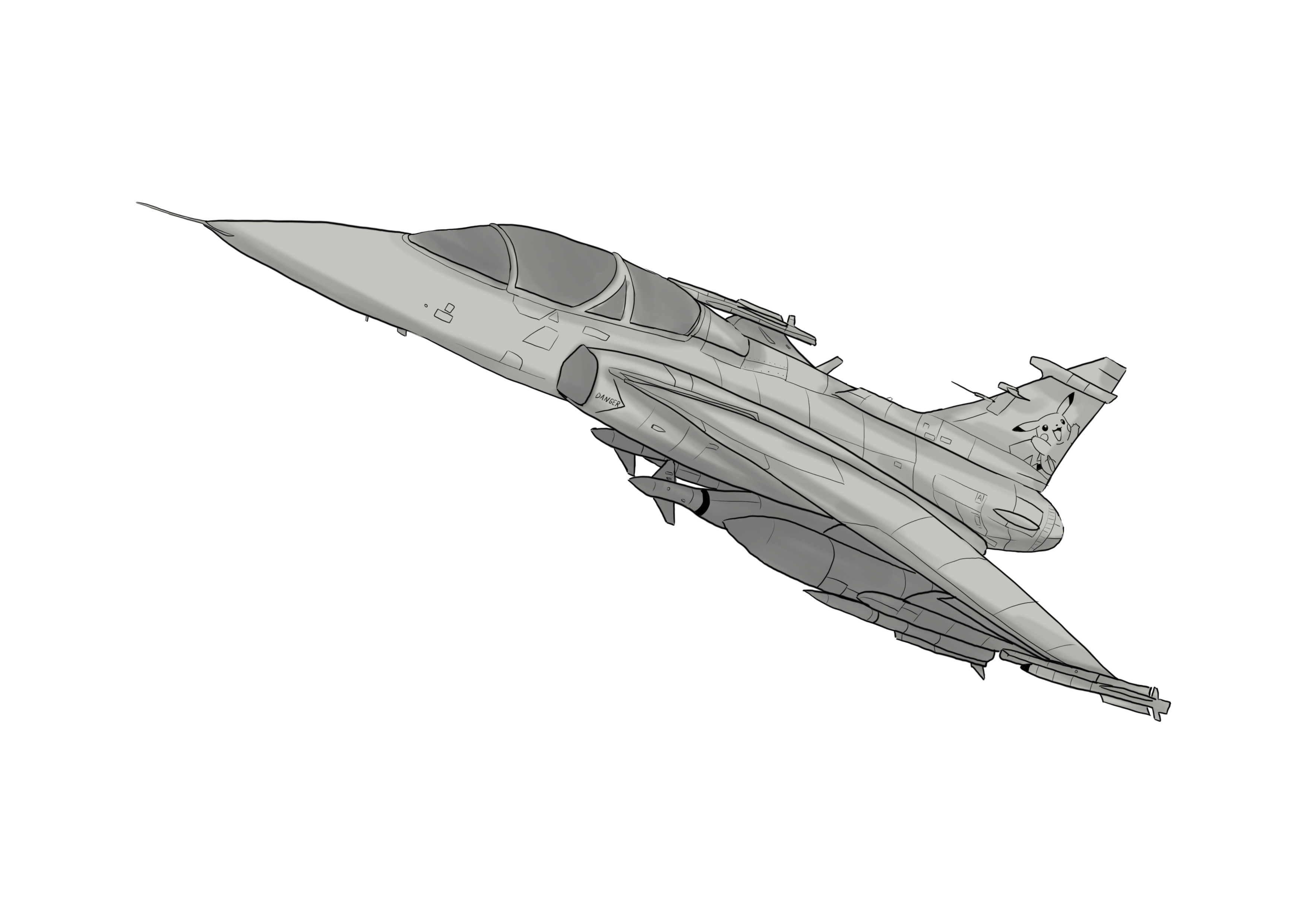 dessiner la première couche pour les ombres de l’avion