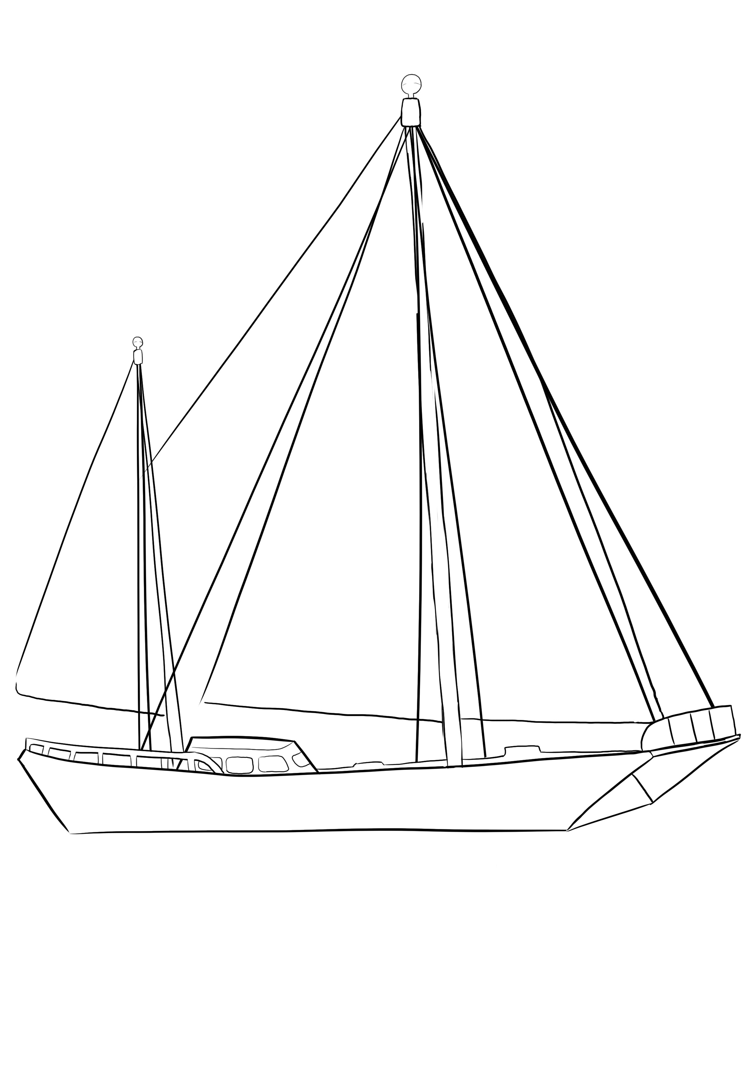 dessiner les détails de la cabine et de la barrière du bateau