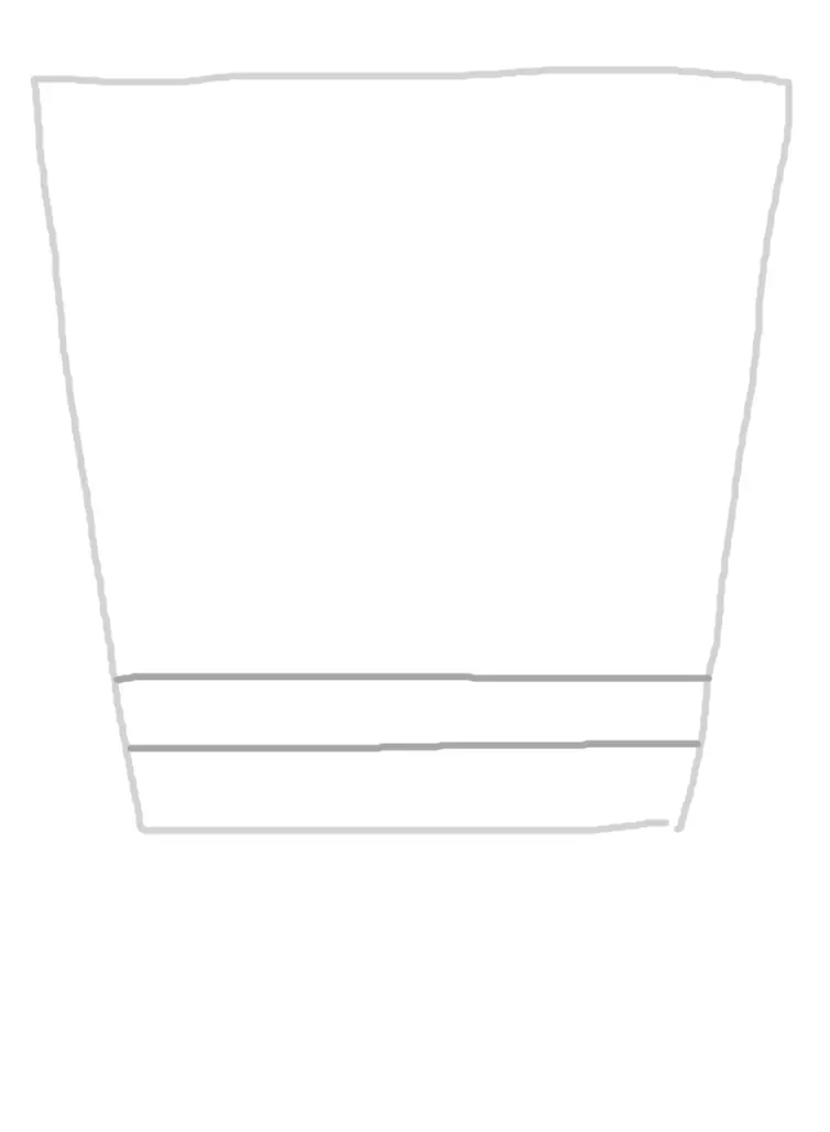 dessin de la base du short de bob l’éponge