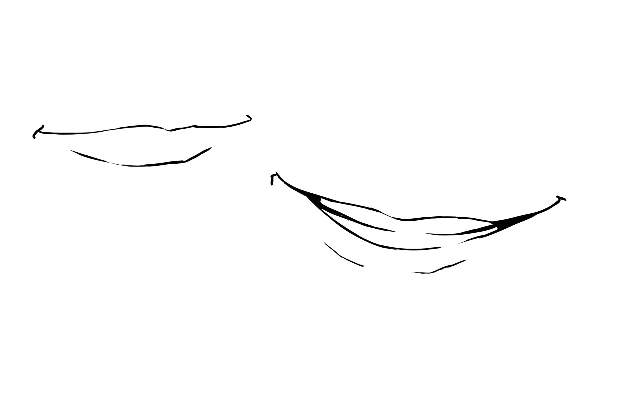 dessiner une bouche d’homme