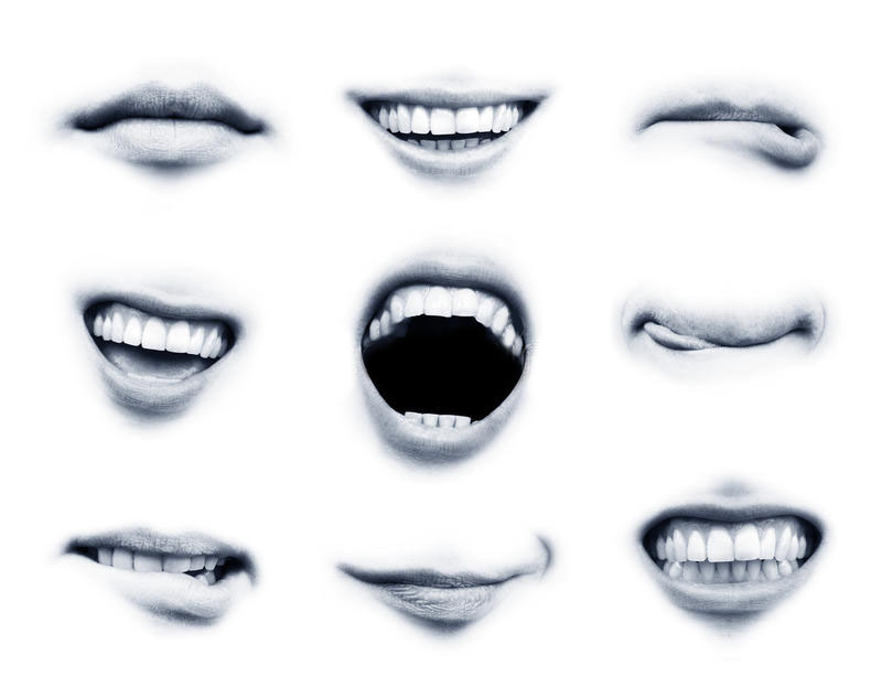 exemples de modèles de bouches à dessiner