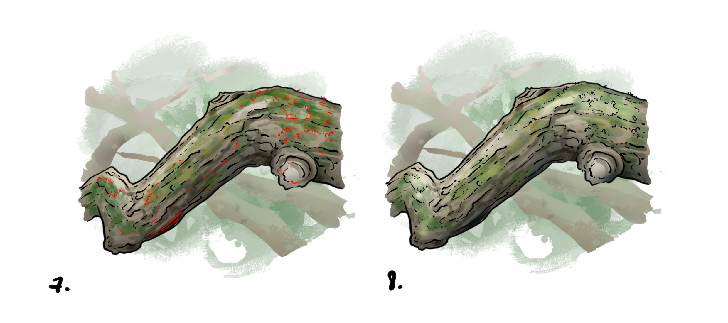 dessiner une branche