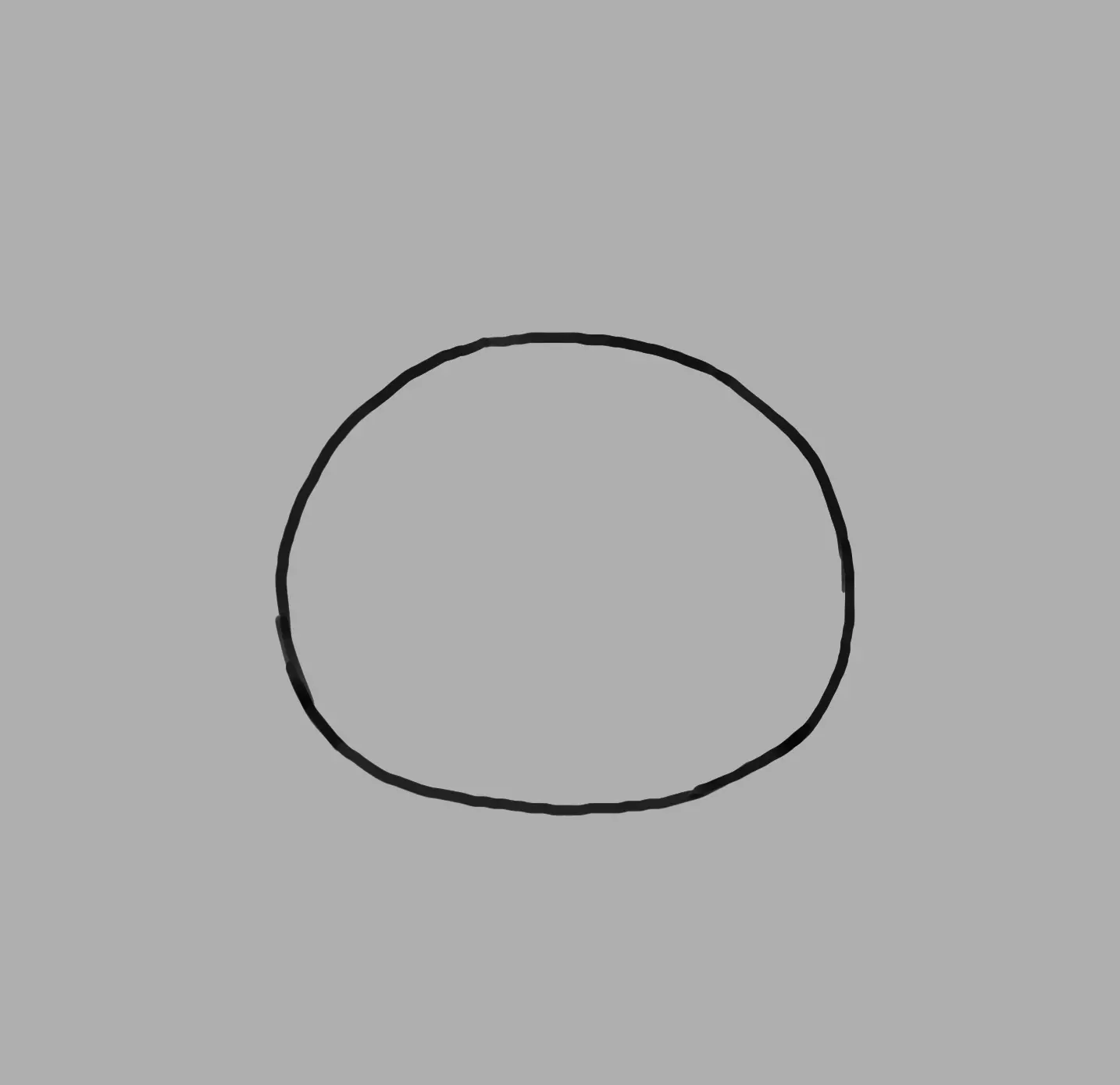 dessin du cercle d’un cactus