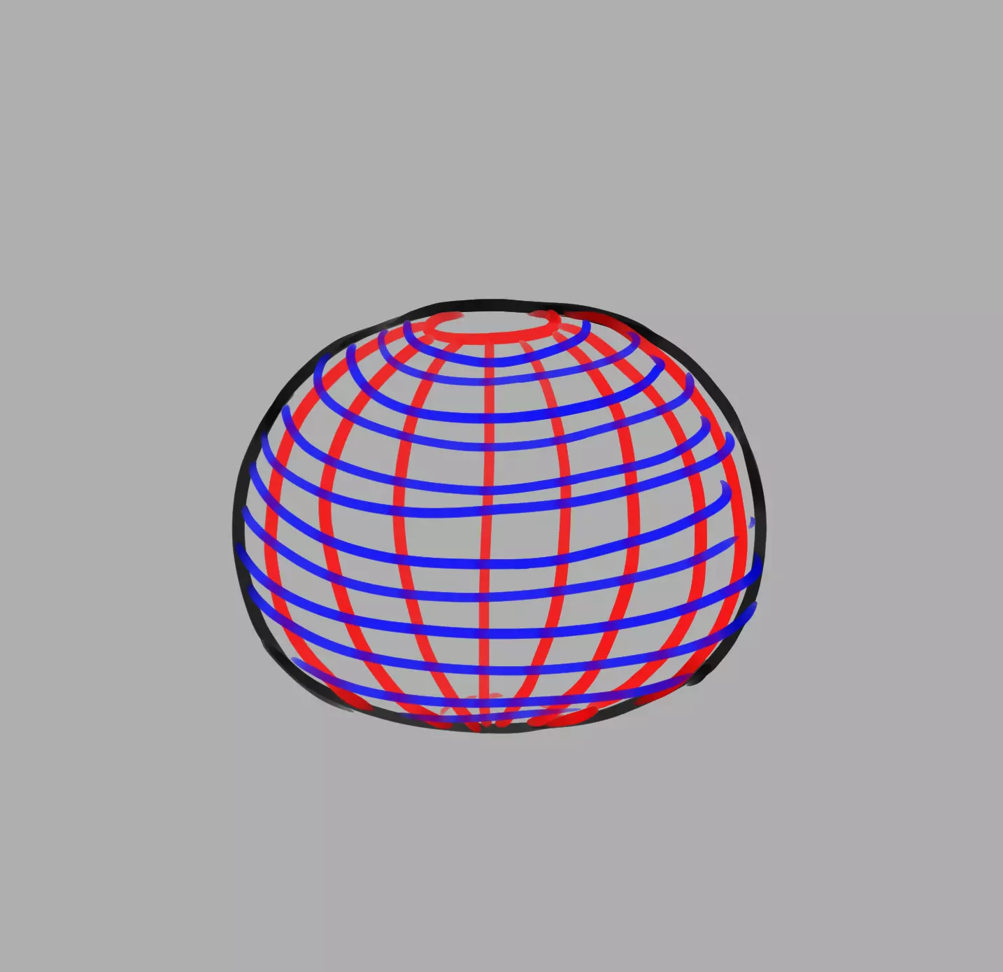 dessin de forme arrondie du cactus