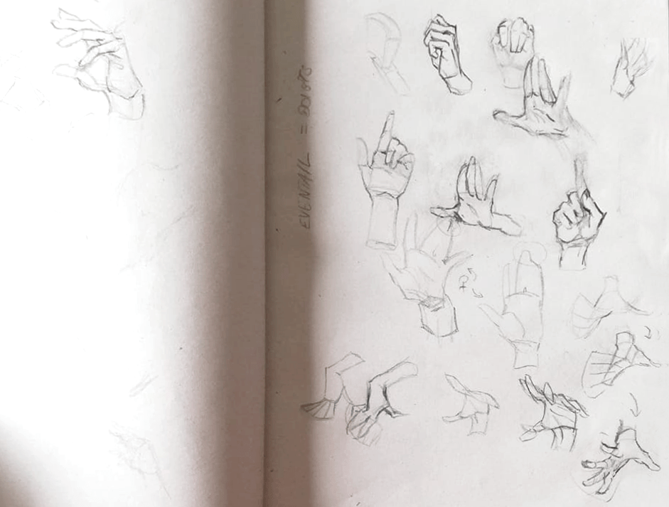 challenges et exercices sur carnet de croquis