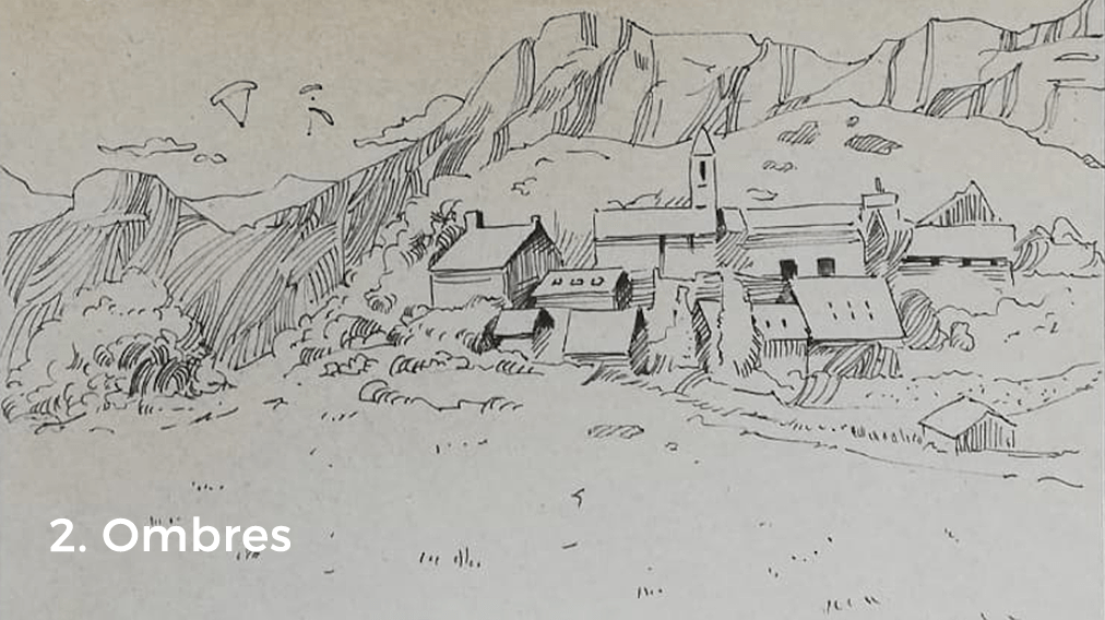 dessiner les ombres sur carnet de croquis