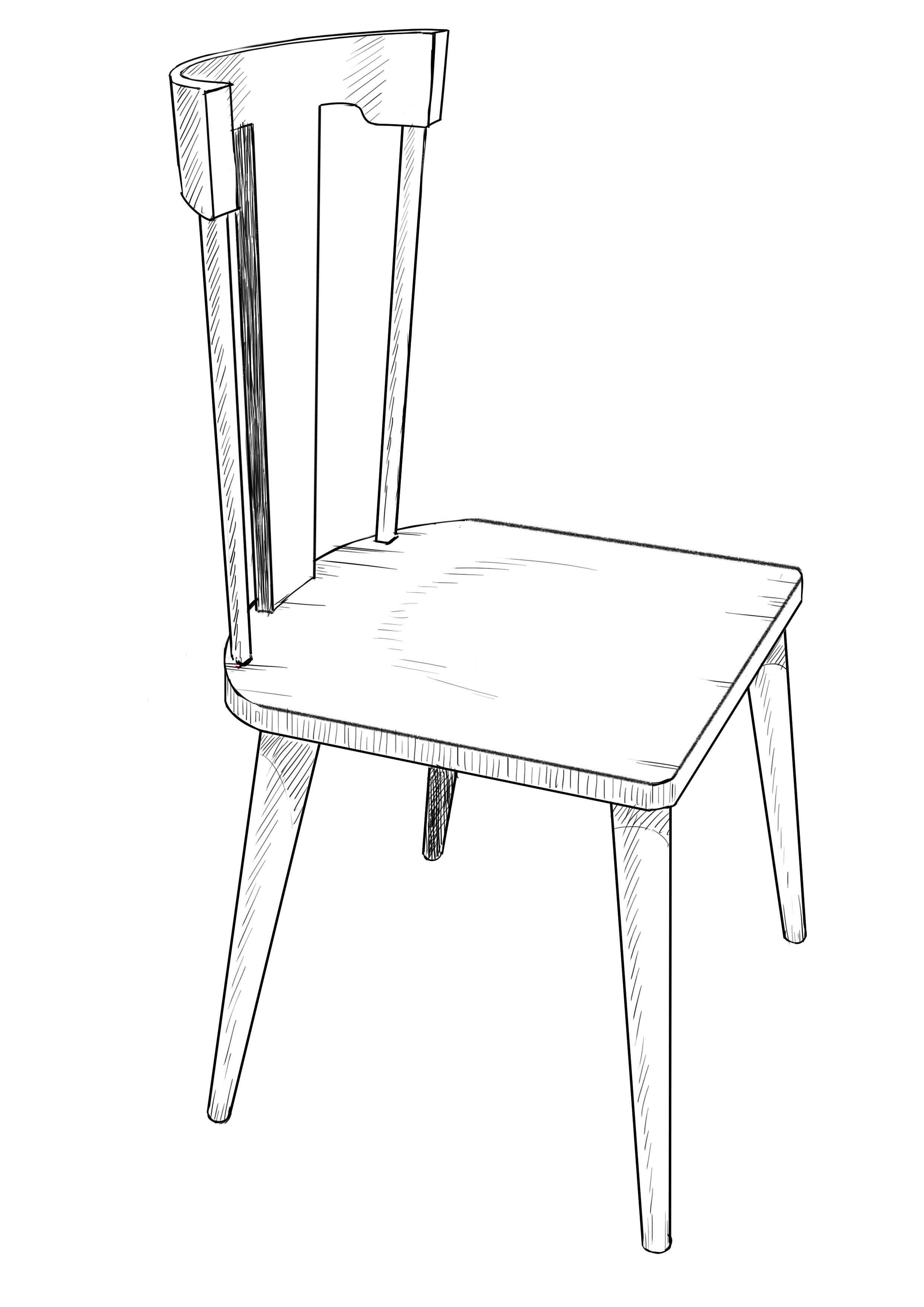 comment dessiner une chaise