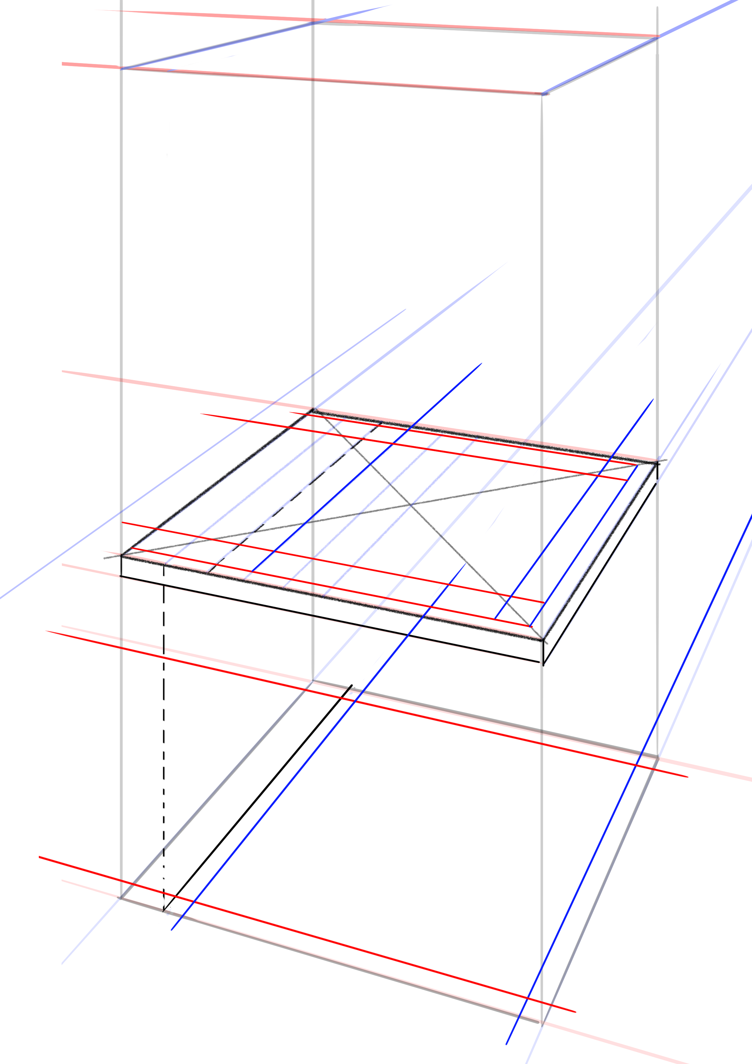 placer les pieds de la chaise en vue du dessin 3