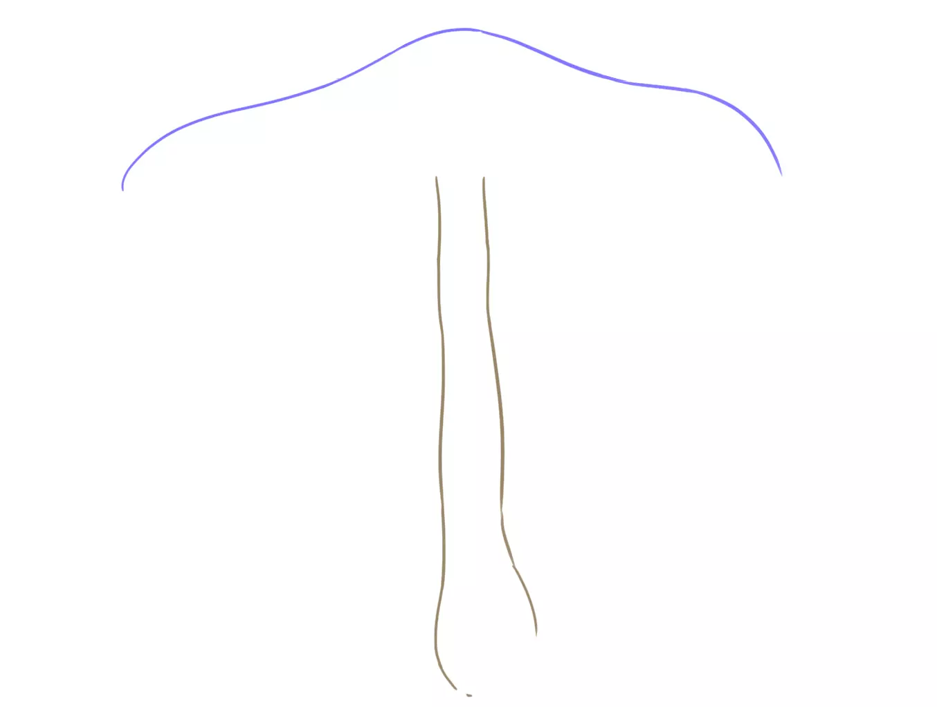 dibujo del sombrero de un hongo