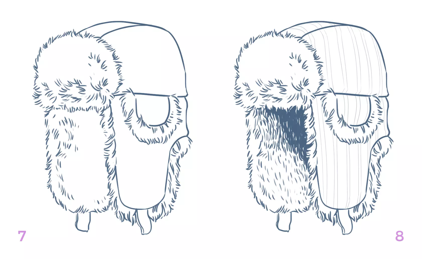 dessin d’une chapka