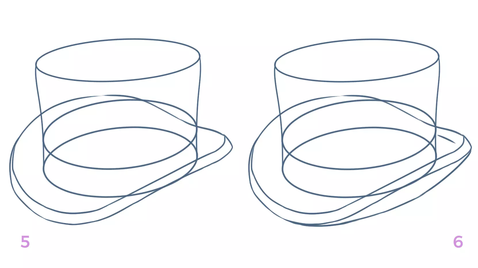 dessin de l’épaisseur du chapeau