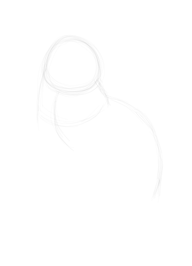 Dessiner un chat, étape 1