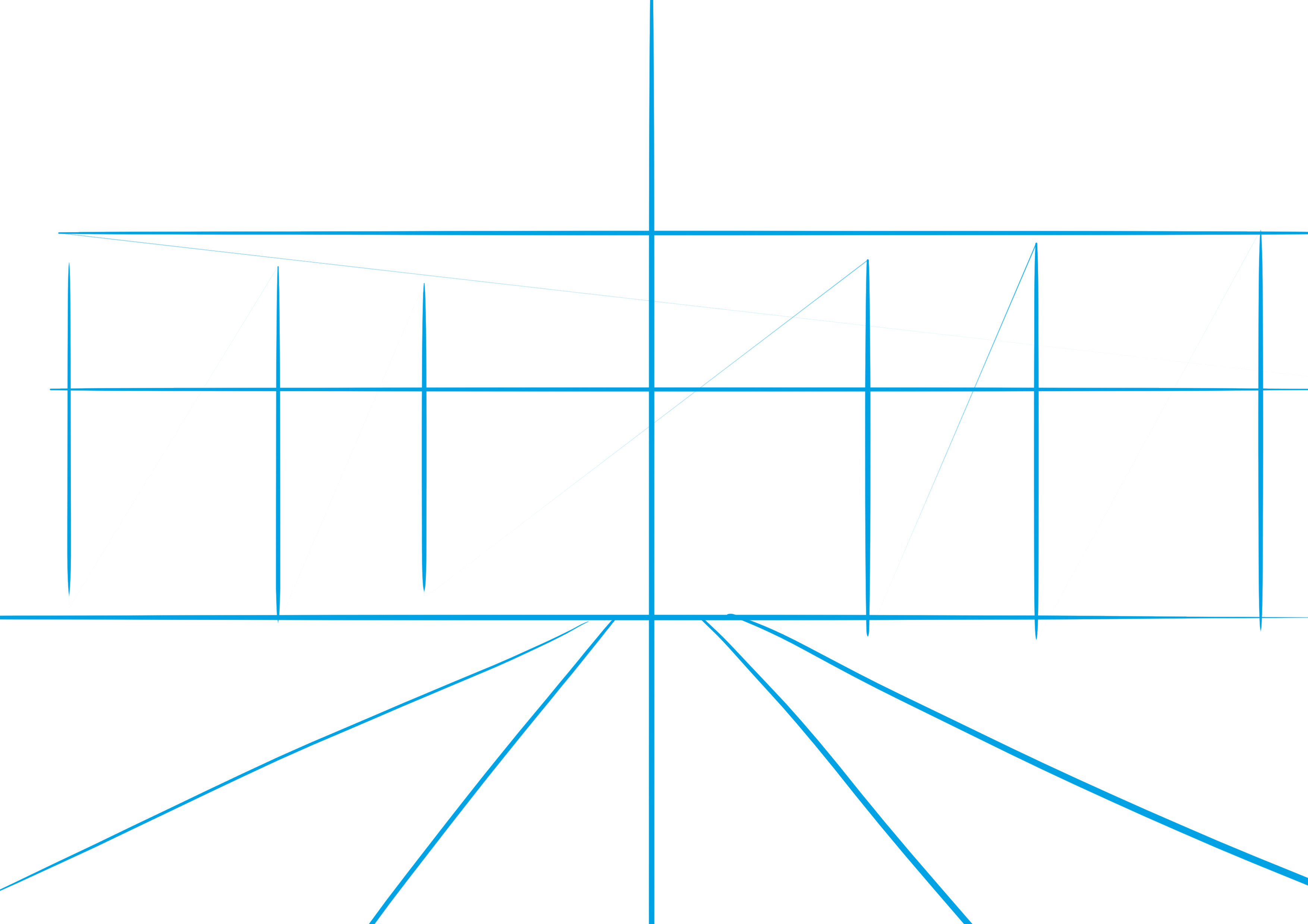 croquis d’un pont en perspective