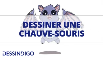 Dessiner une chauve-souris Kawaii