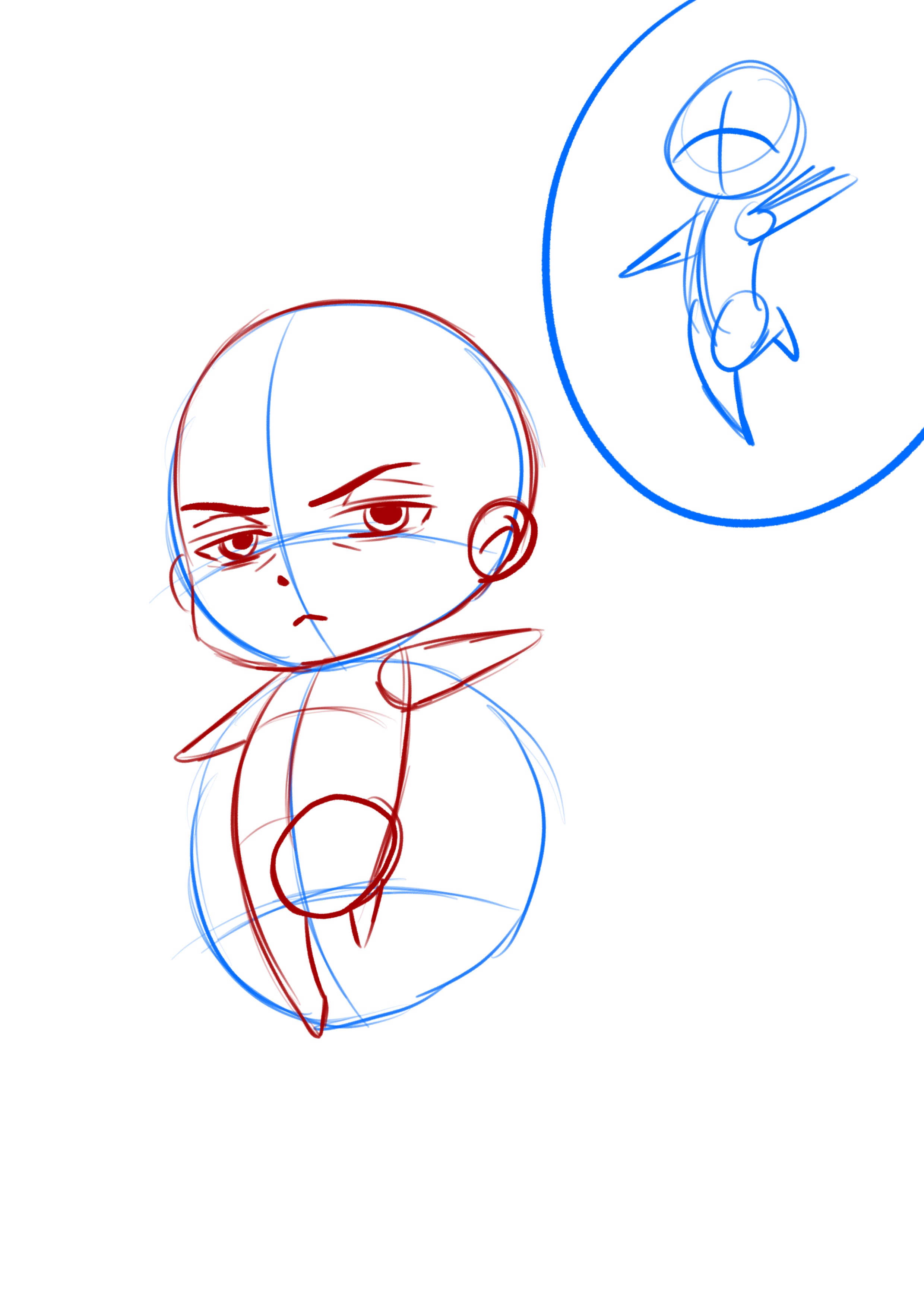 dessiner le visage d’un personnage chibi