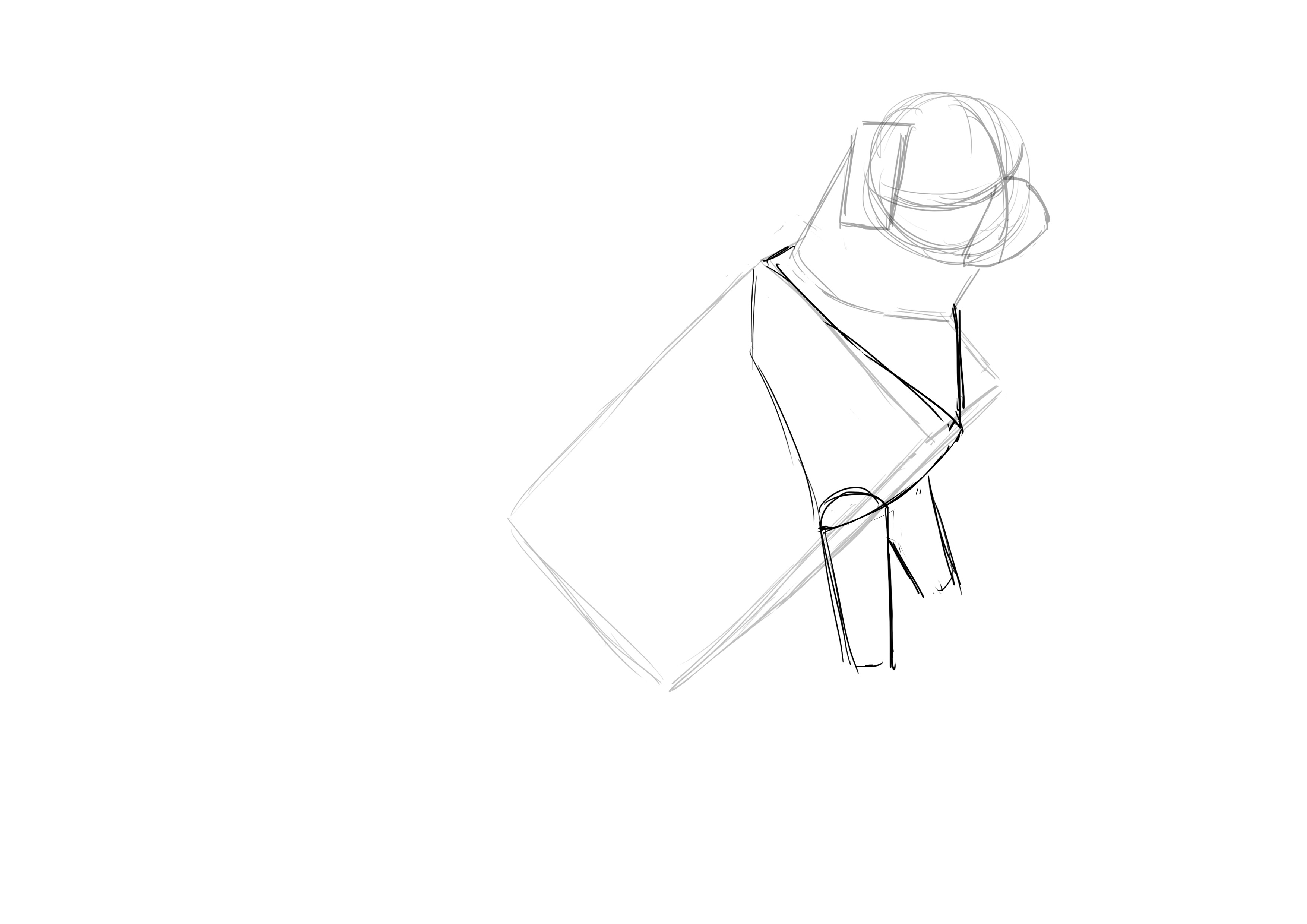 Dessiner les pattes avant du chien