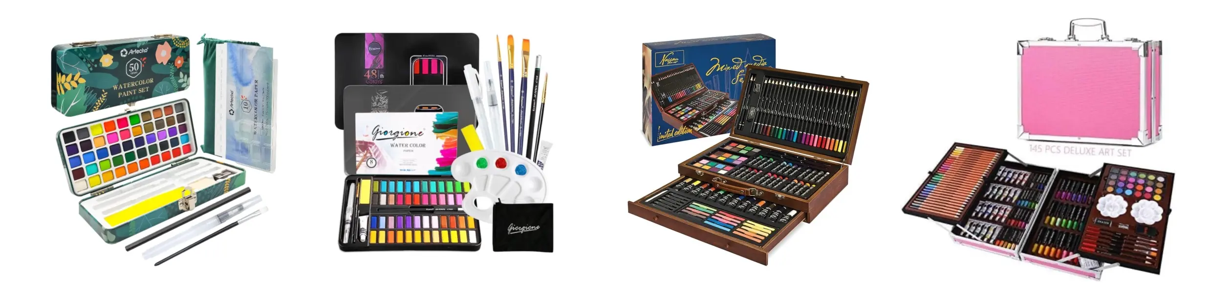 les packs d’aquarelle