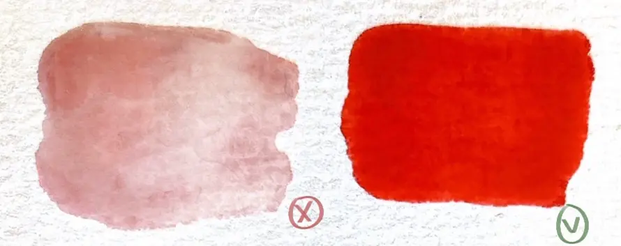 des pigments de qualité pour une bonne d’aquarelle