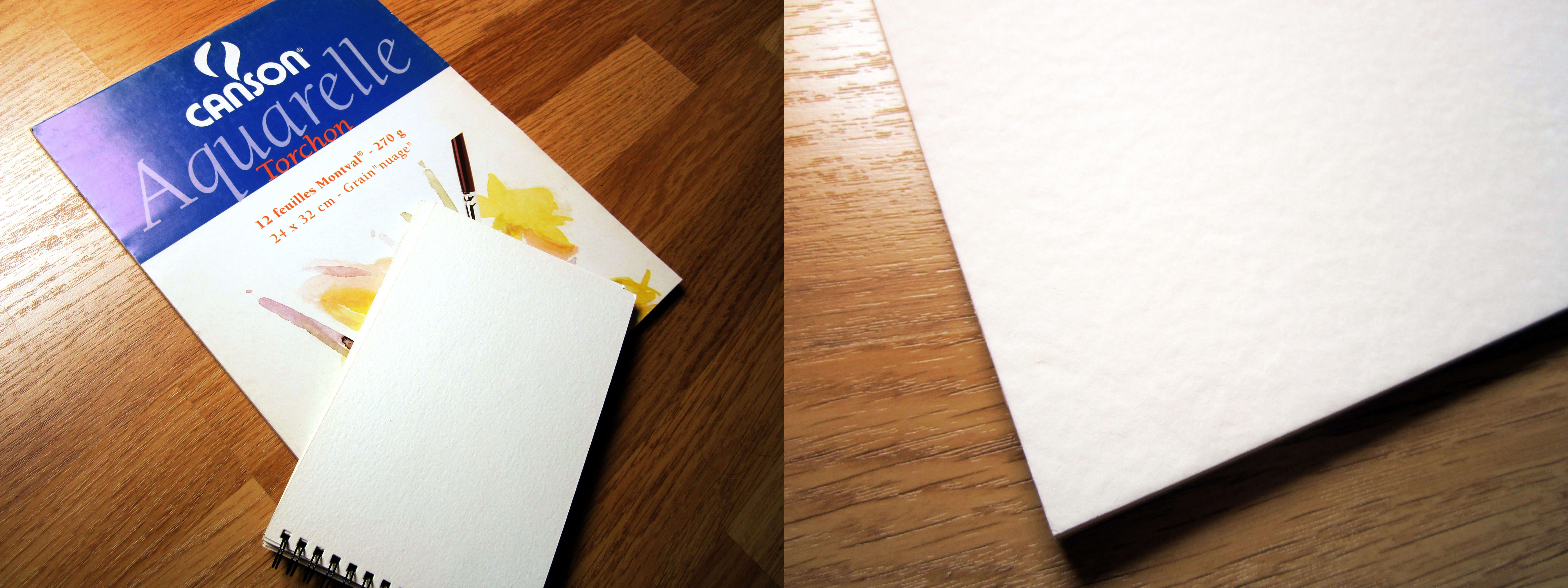 Papier épais pour aquarelle
