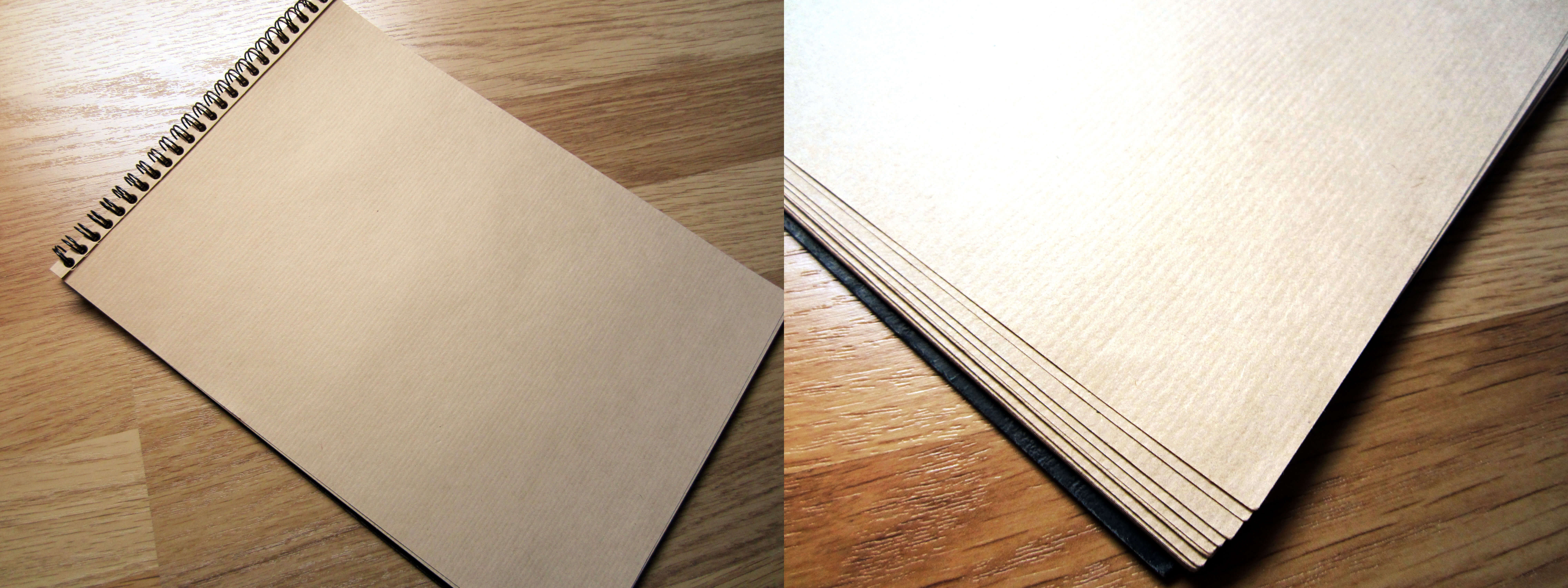 Papier kraft pour dessiner des croquis