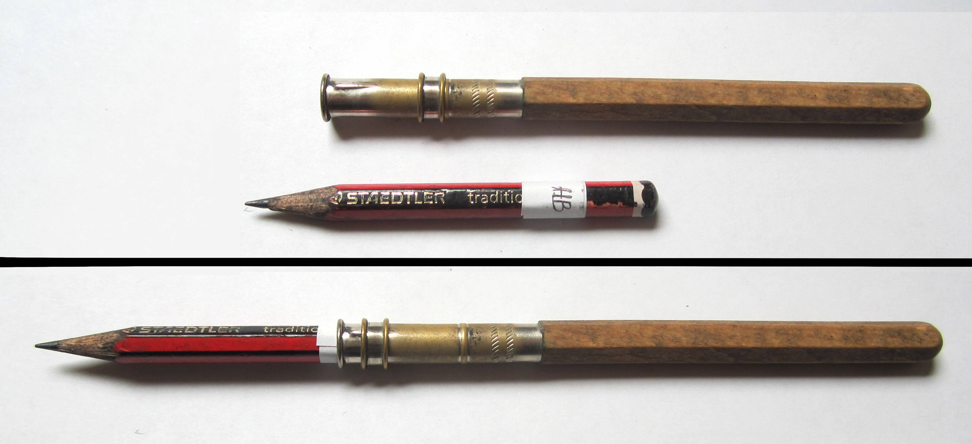 Dessiner avec un porte crayon