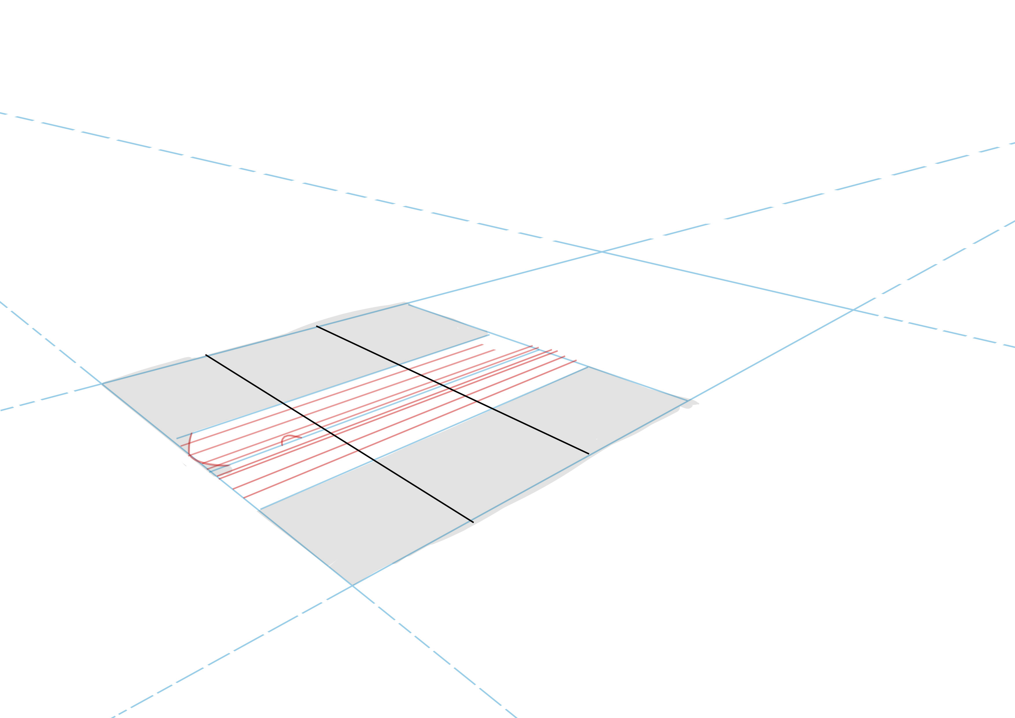 croquis de la rainure en tiers d’une clé