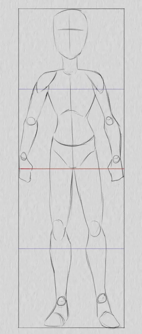 dessiner l’anatomie d’un personnage en contre-plongée