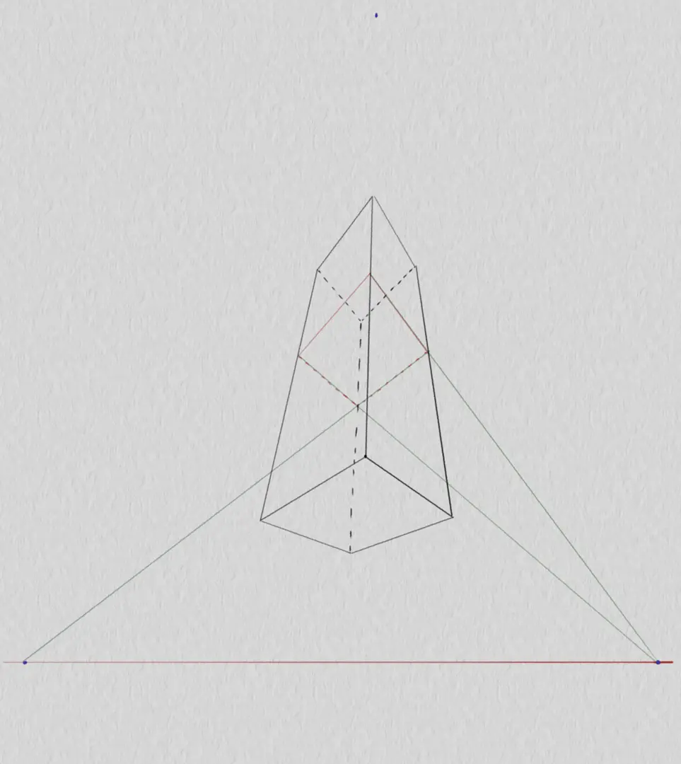 dessiner les lignes de fuite d’un personnage en contre-plongée