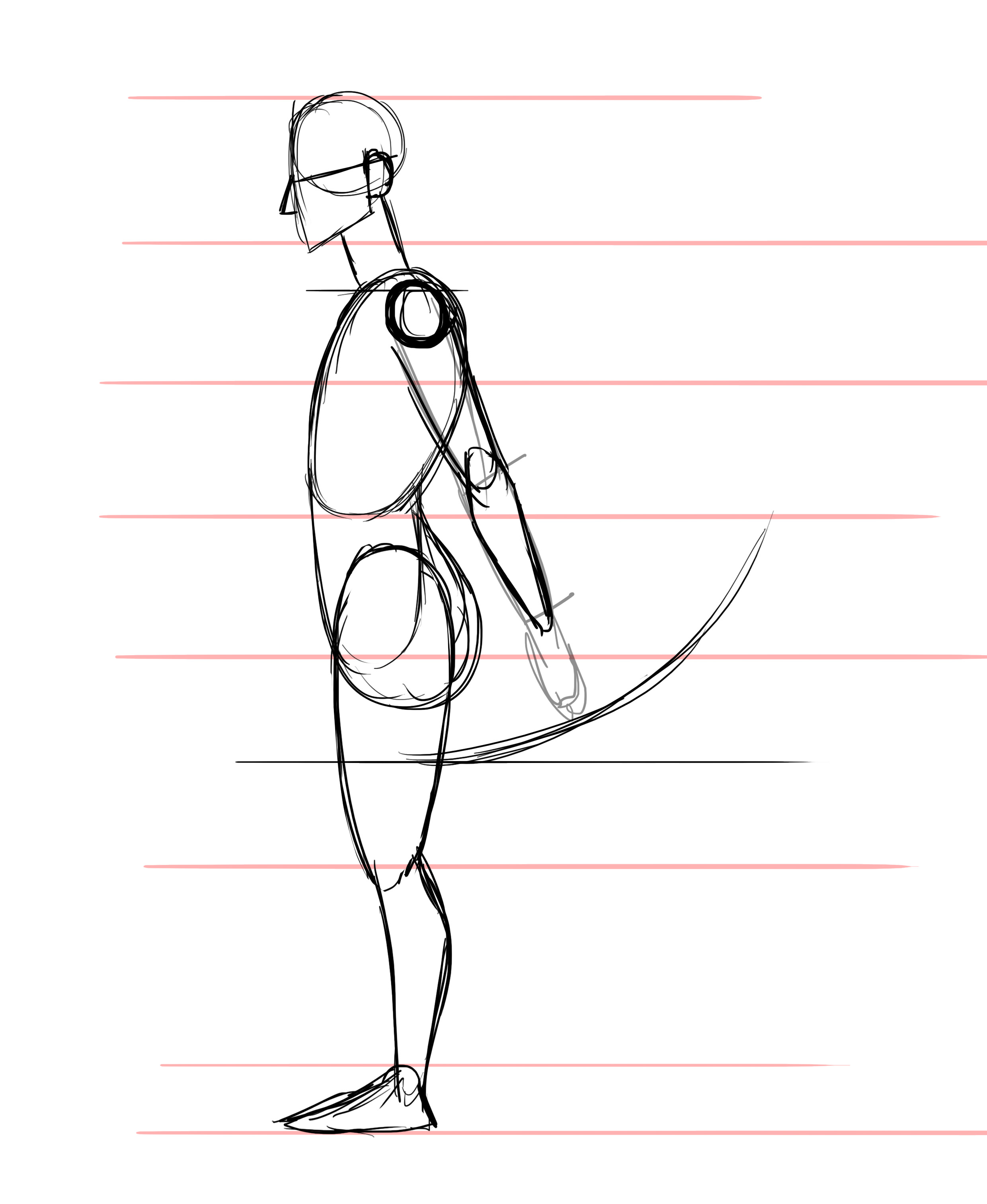 dessiner les bras d’une femme de profil 4