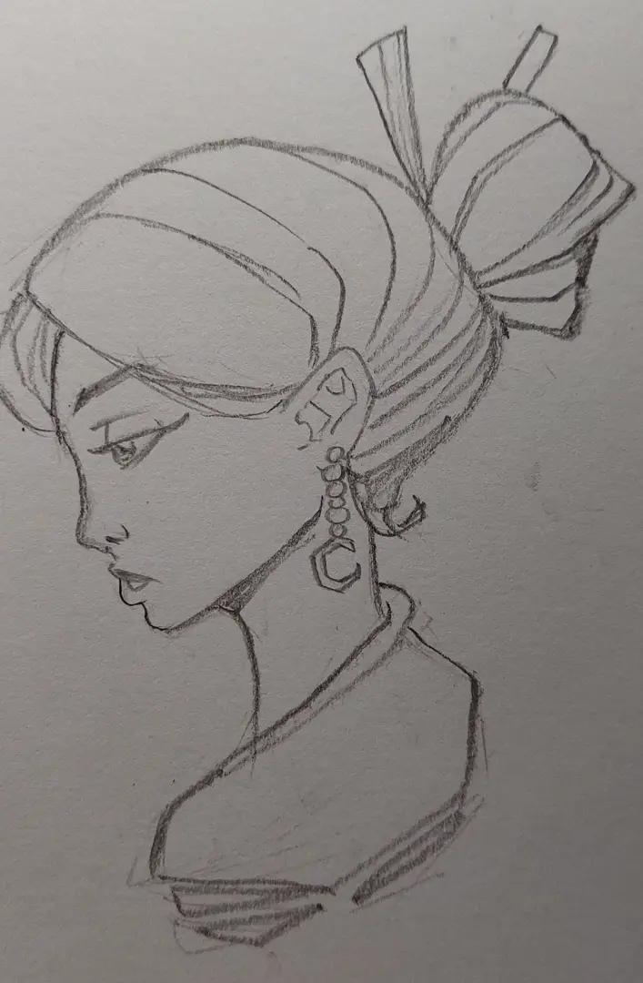 dessiner des pleins et déliés au crayon graphite