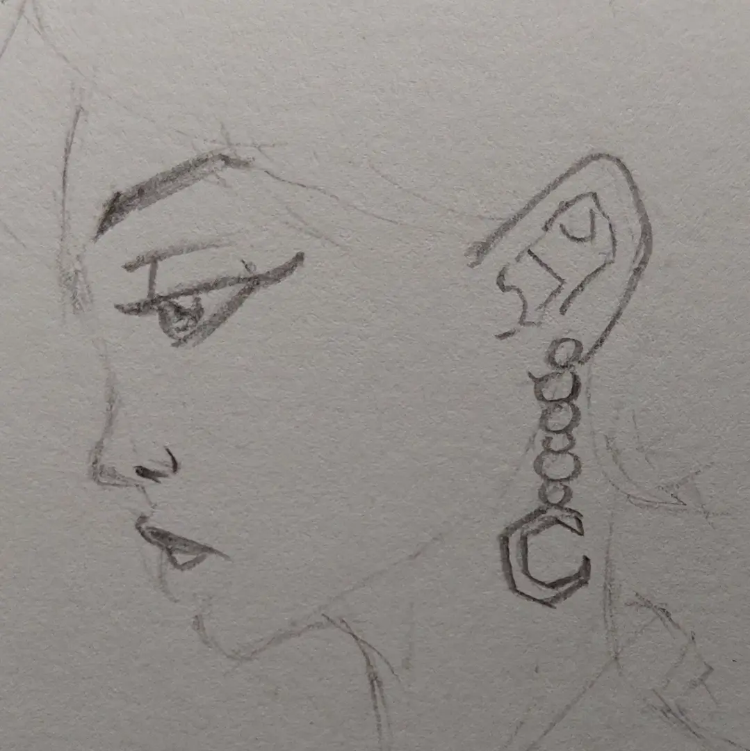 dessiner des traits fins au crayon graphite