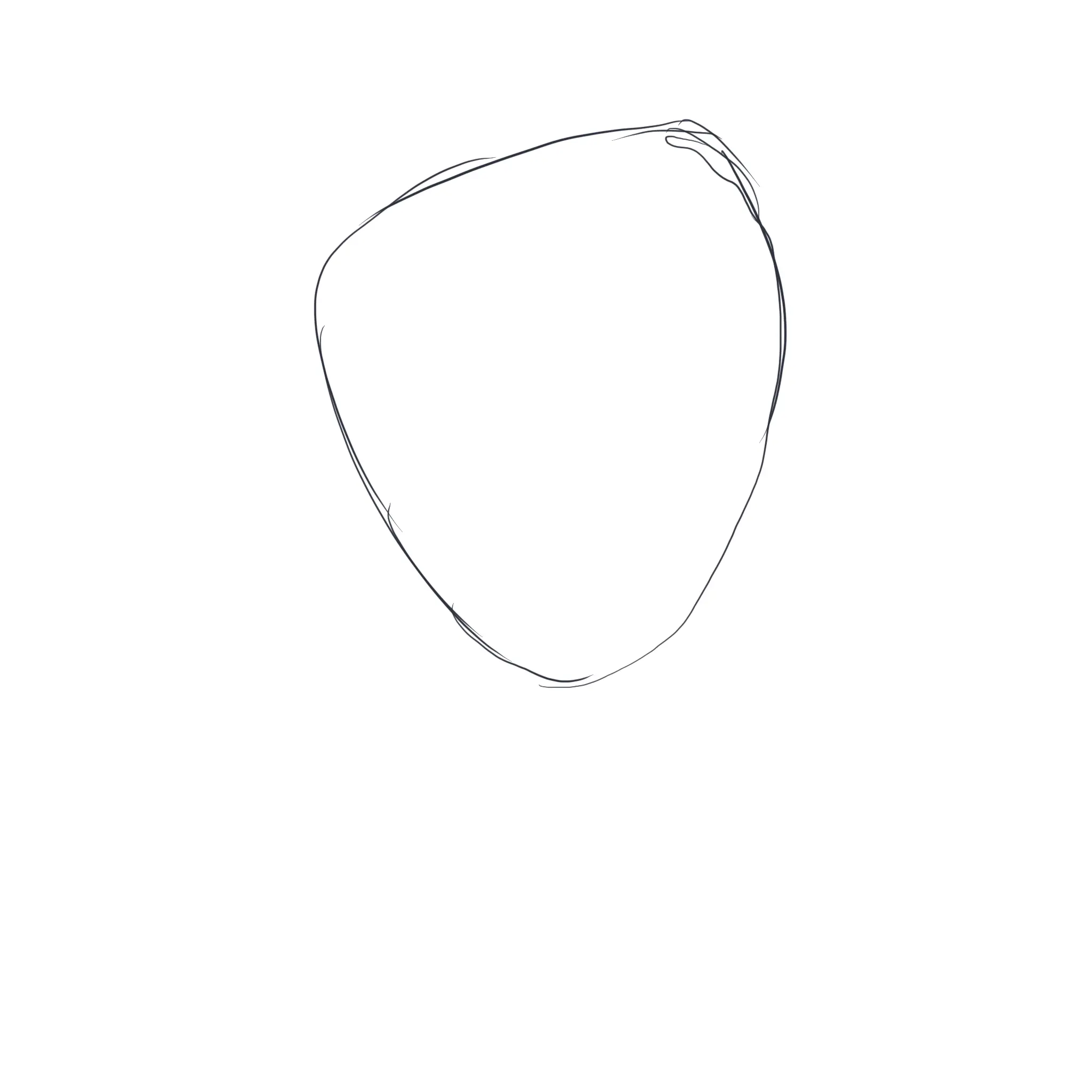 dessin de la base d’une créature fantastique