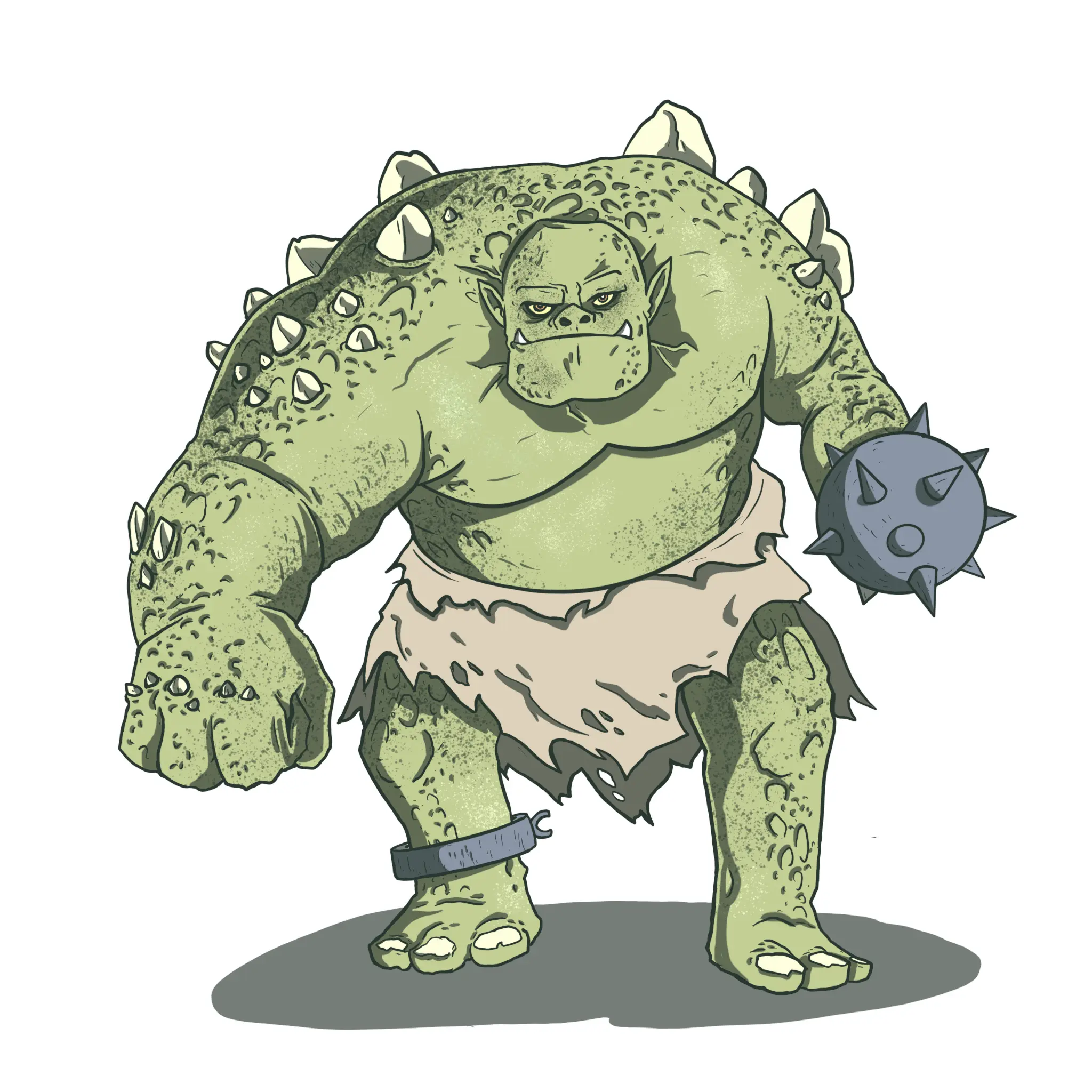 dessin en couleur d’une créature fantastique