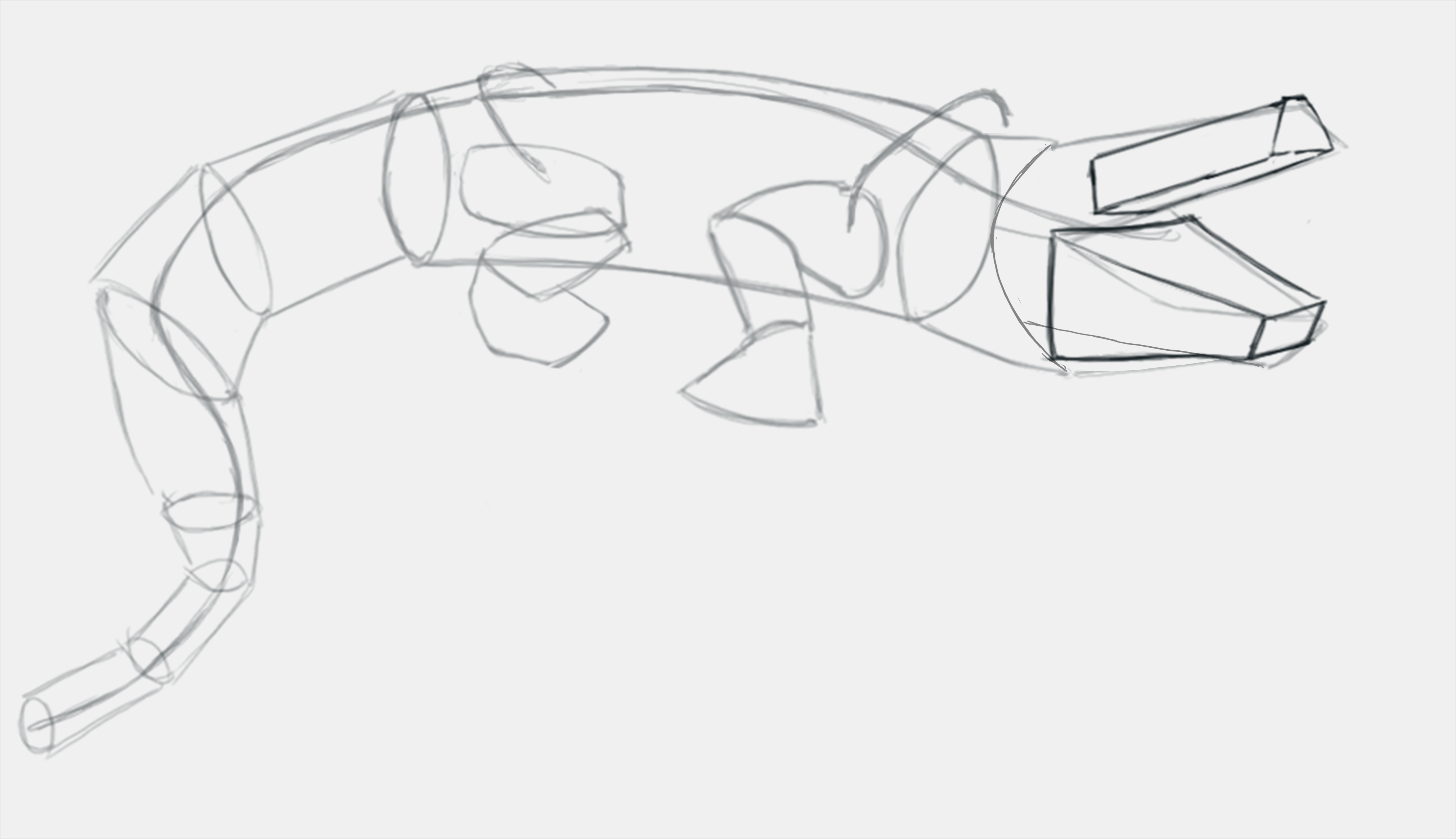 dessiner un crocodile étape 10