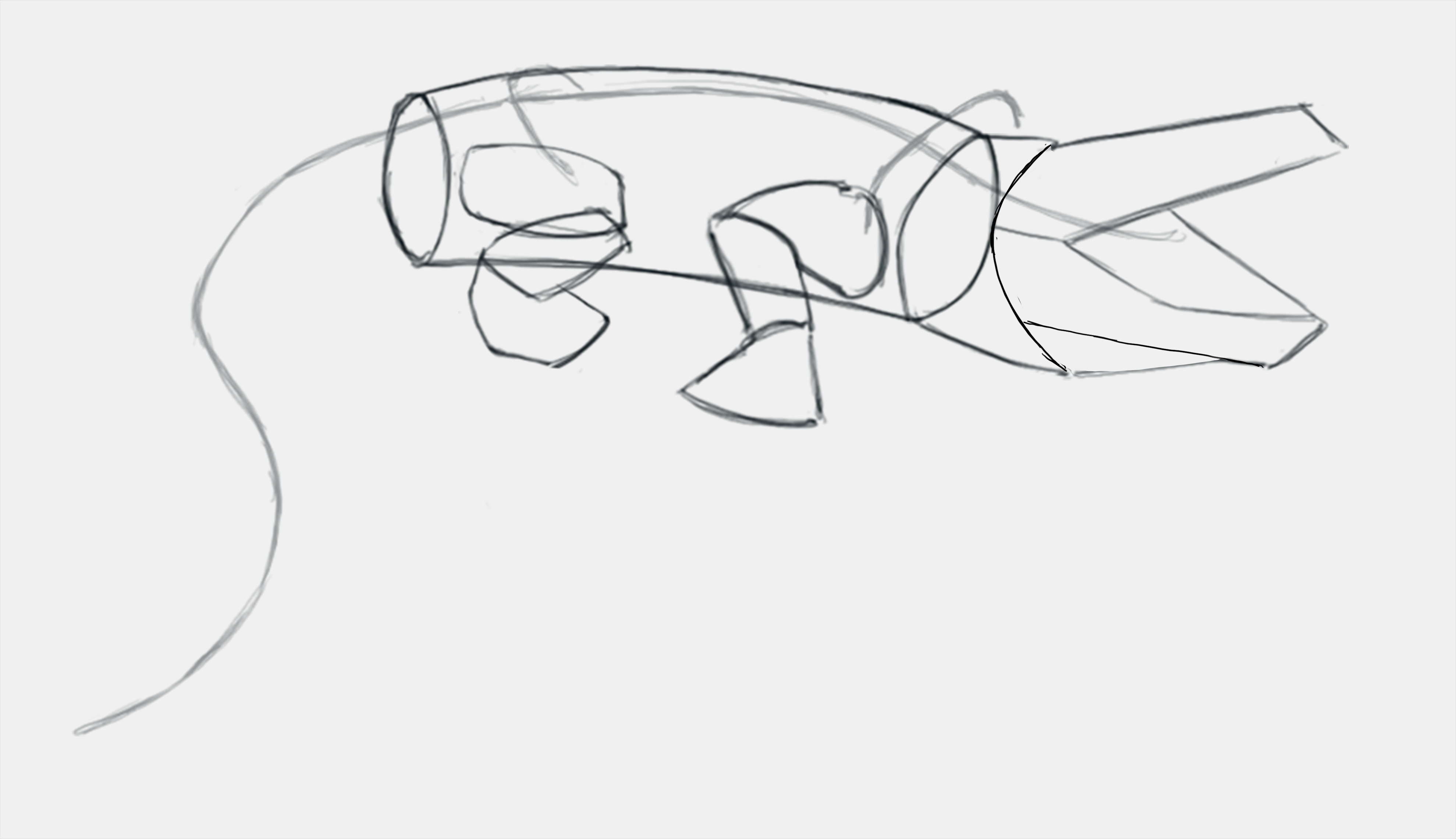 dessiner un crocodile étape 8