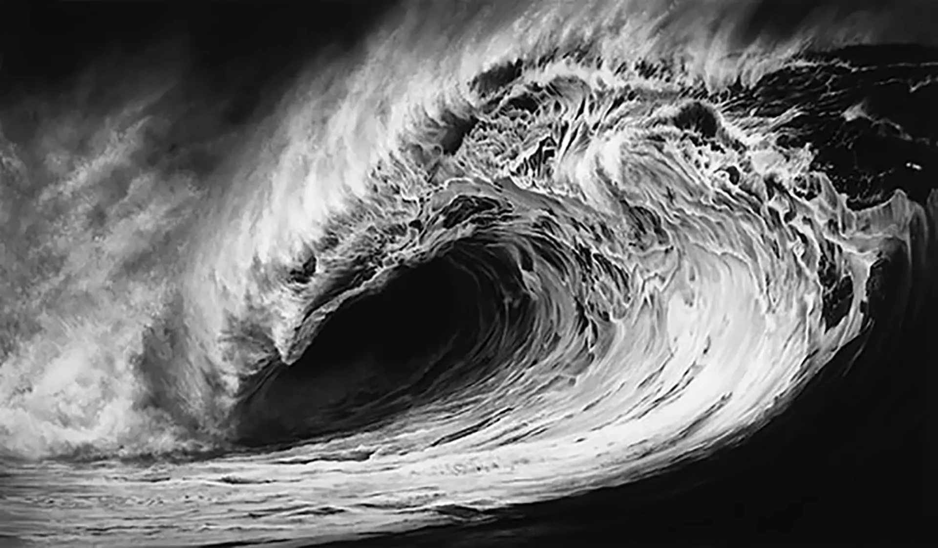 dessin au fusain de robert longo