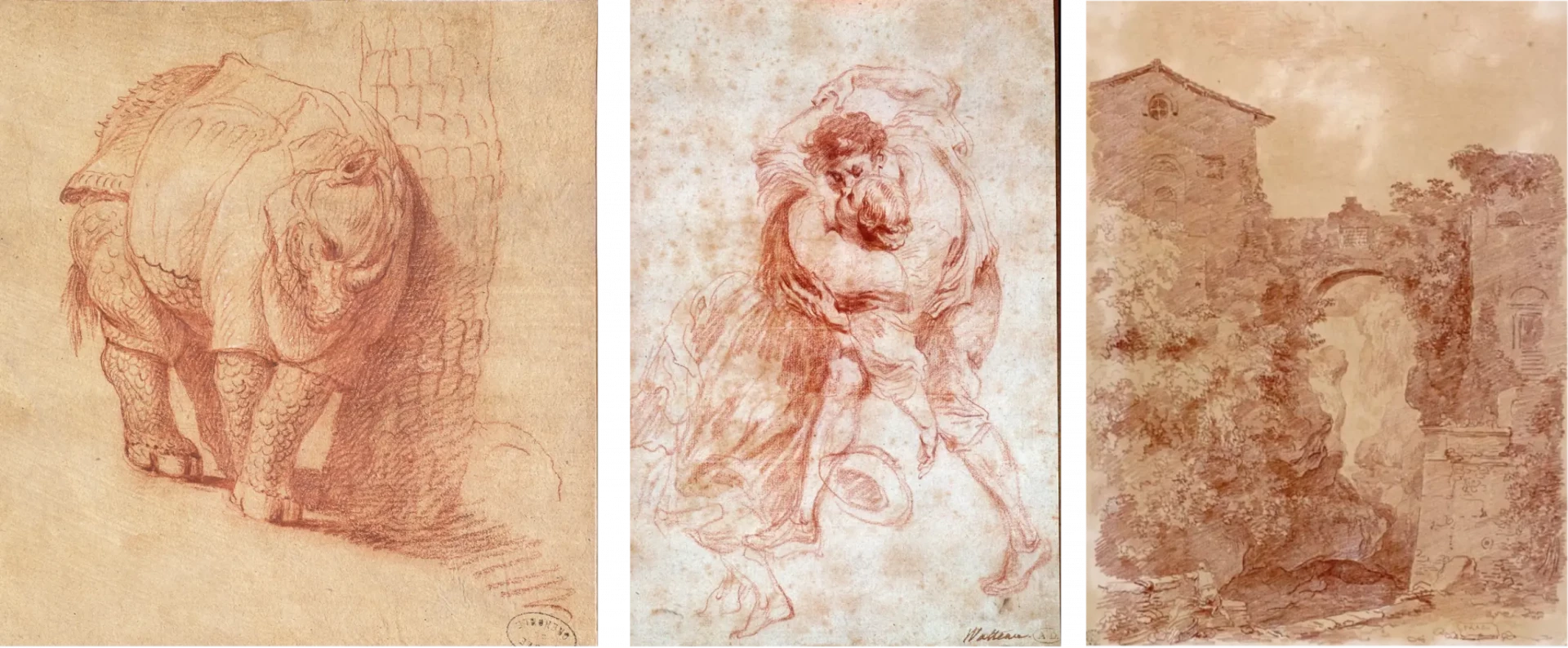 exemples de dessins à la sanguine