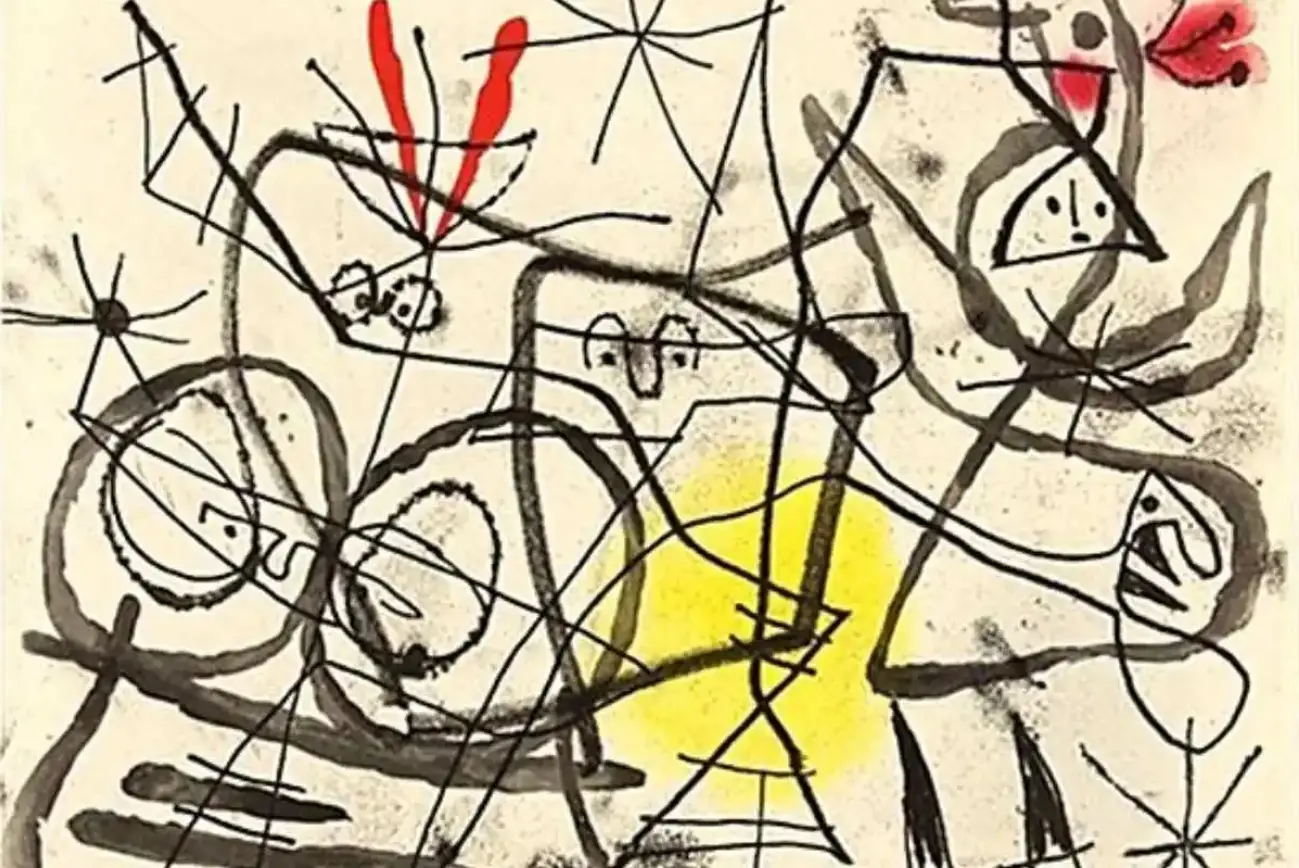dessin automatique de joan miro