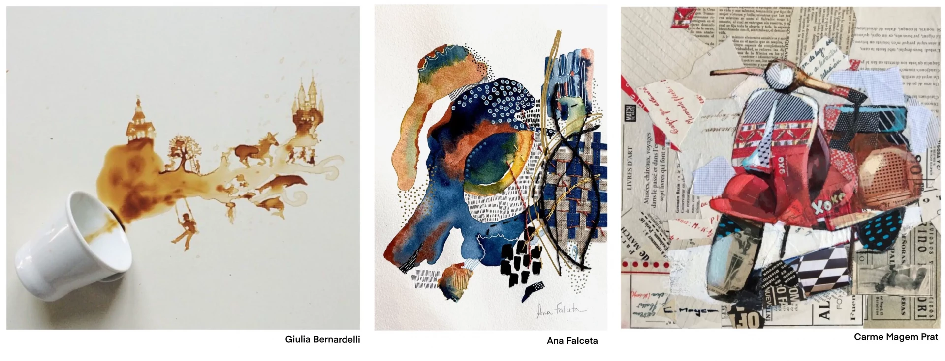 dessiner en expérimentant différentes techniques avec son cerveau droit