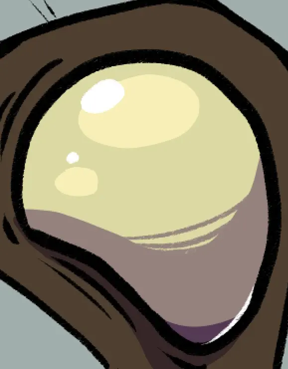 dessin en couleur avec des reflets