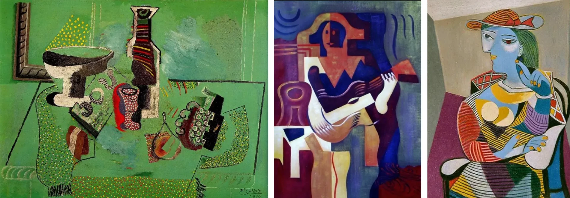 Beispiele für synthetische kubistische Zeichnungen