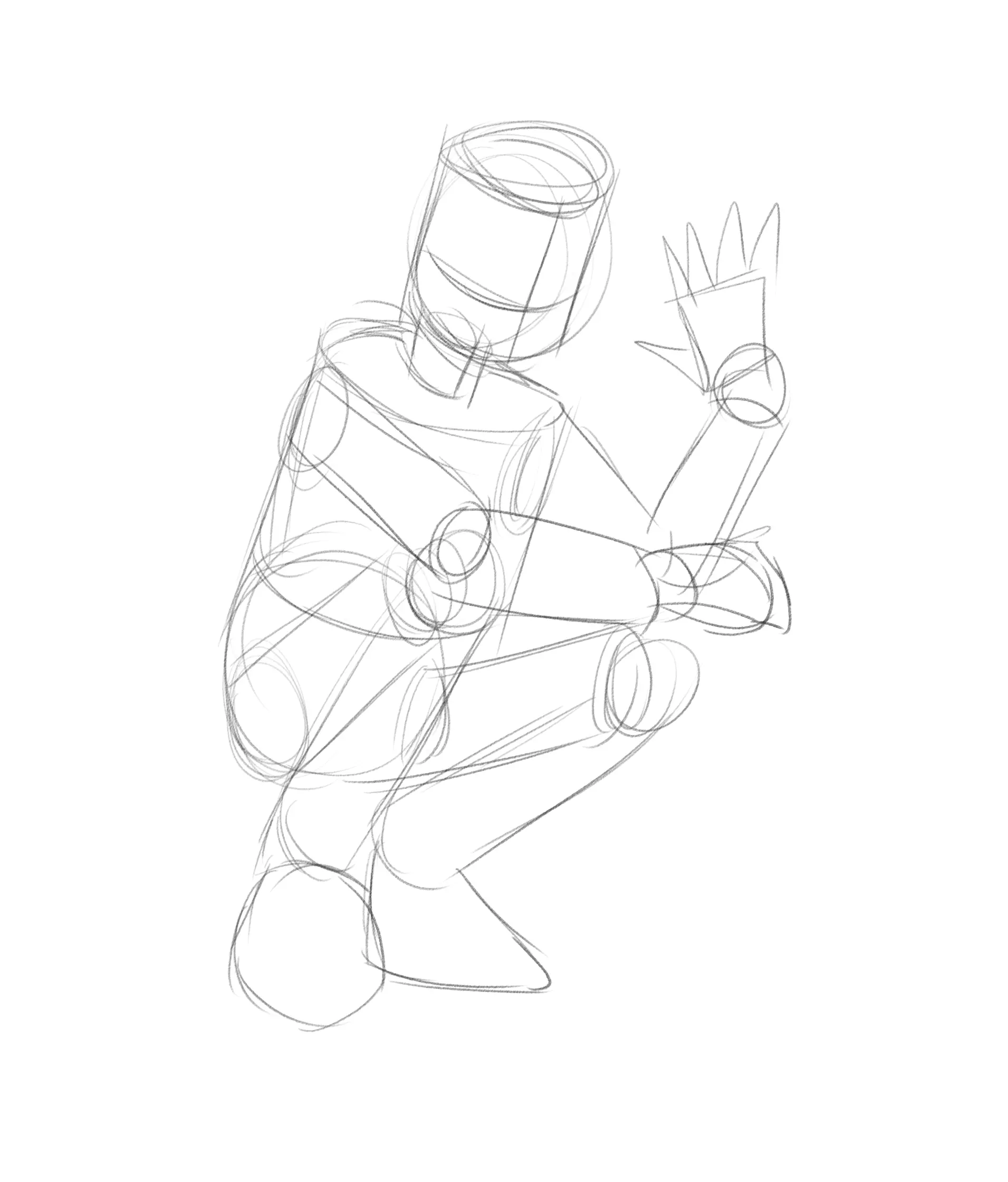 dessiner un personnage assis d’après imagination